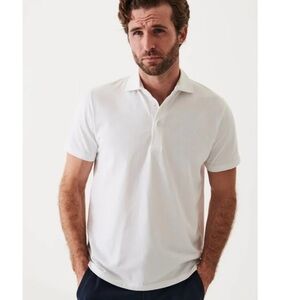 Patrick Assaraf Golf Polo White Size XLarge